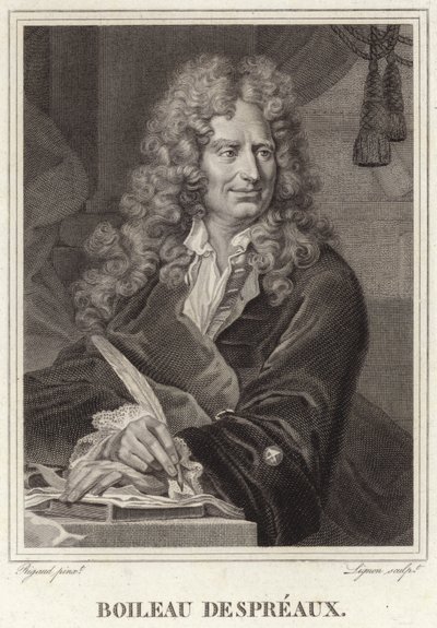 Portrait de Nicolas Boileau-Despréaux - Hyacinthe Francois Rigaud